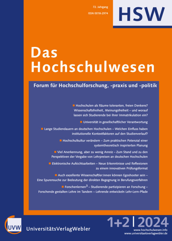 Das Hochschulwesen - Ausgabe 2024|1+2