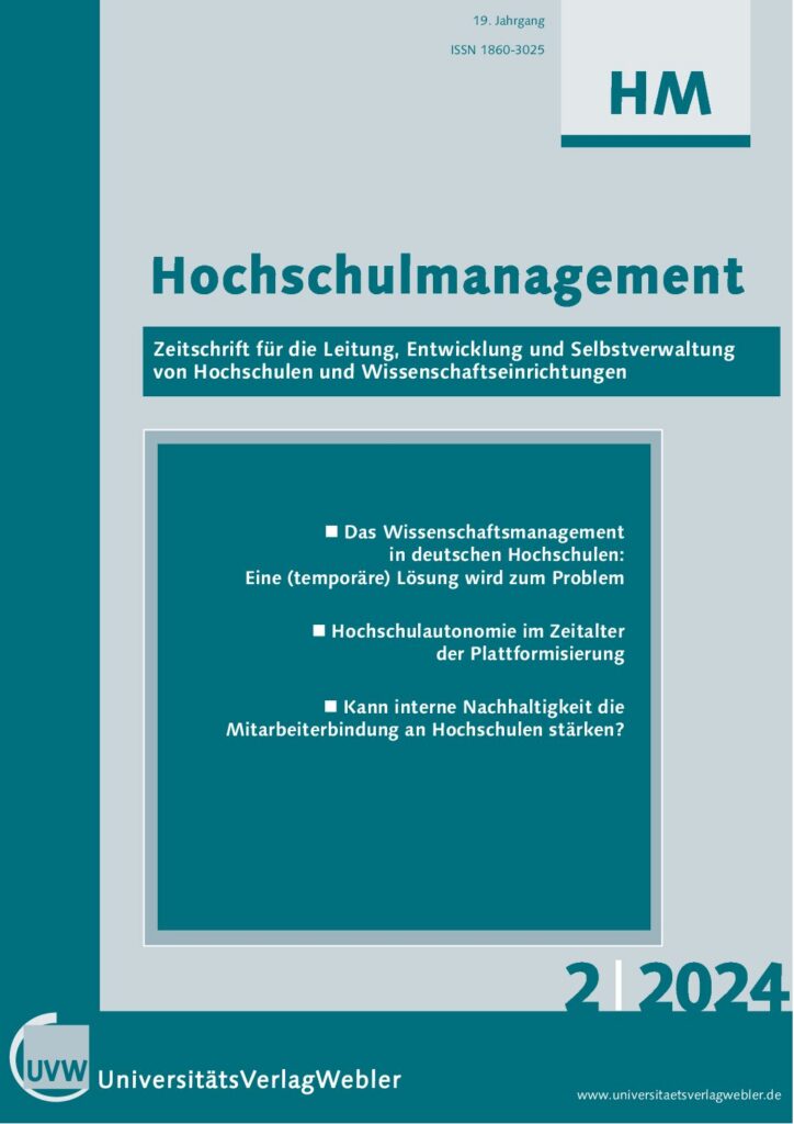 Hochschulmanagement - Ausgabe 2024|2