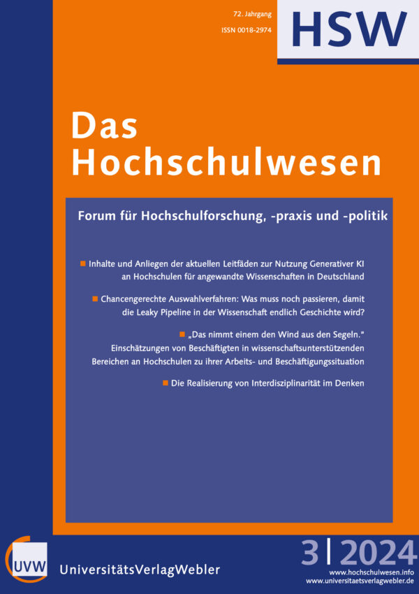 Das Hochschulwesen - Ausgabe 2024|3
