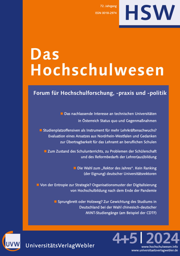 Das Hochschulwesen - Ausgabe 2024|4+5
