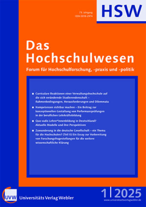 Das Hochschulwesen - Ausgabe 2025|1