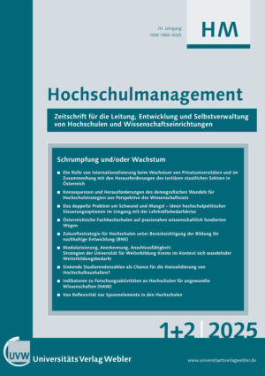Hochschulmanagement - Ausgabe 2025|1+2