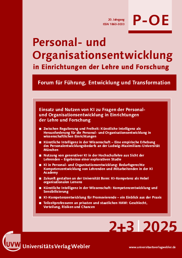 Personal- und Organisationsentwicklung – Ausgabe 2025|2+3