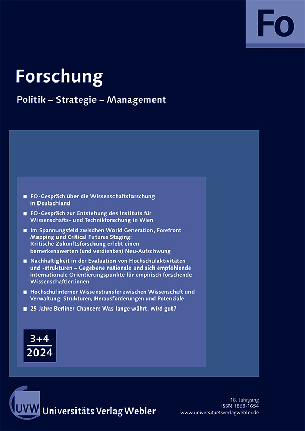 Forschung – Ausgabe 2024|3+4
