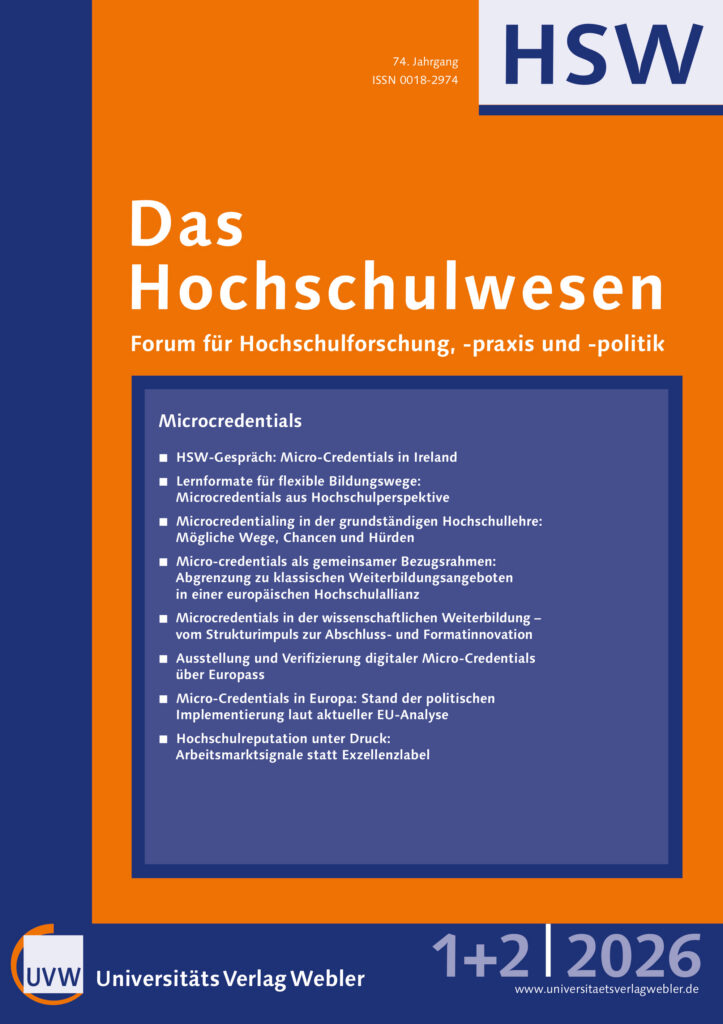 Das Hochschulwesen - Ausgabe 2026|1+2