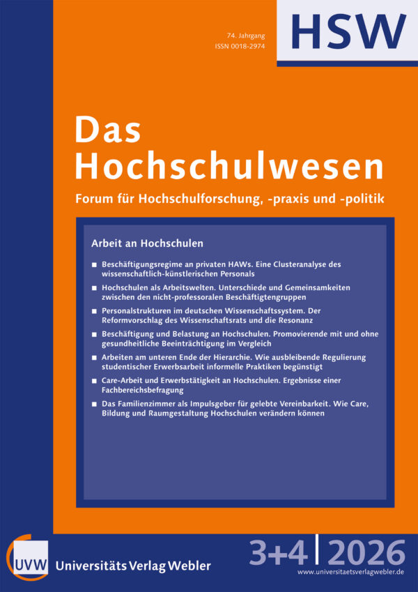 Das Hochschulwesen - Ausgabe 2026|3+4