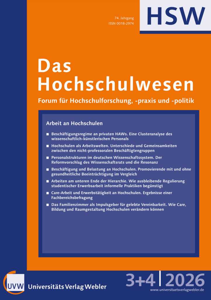 Das Hochschulwesen - Ausgabe 2026|3+4